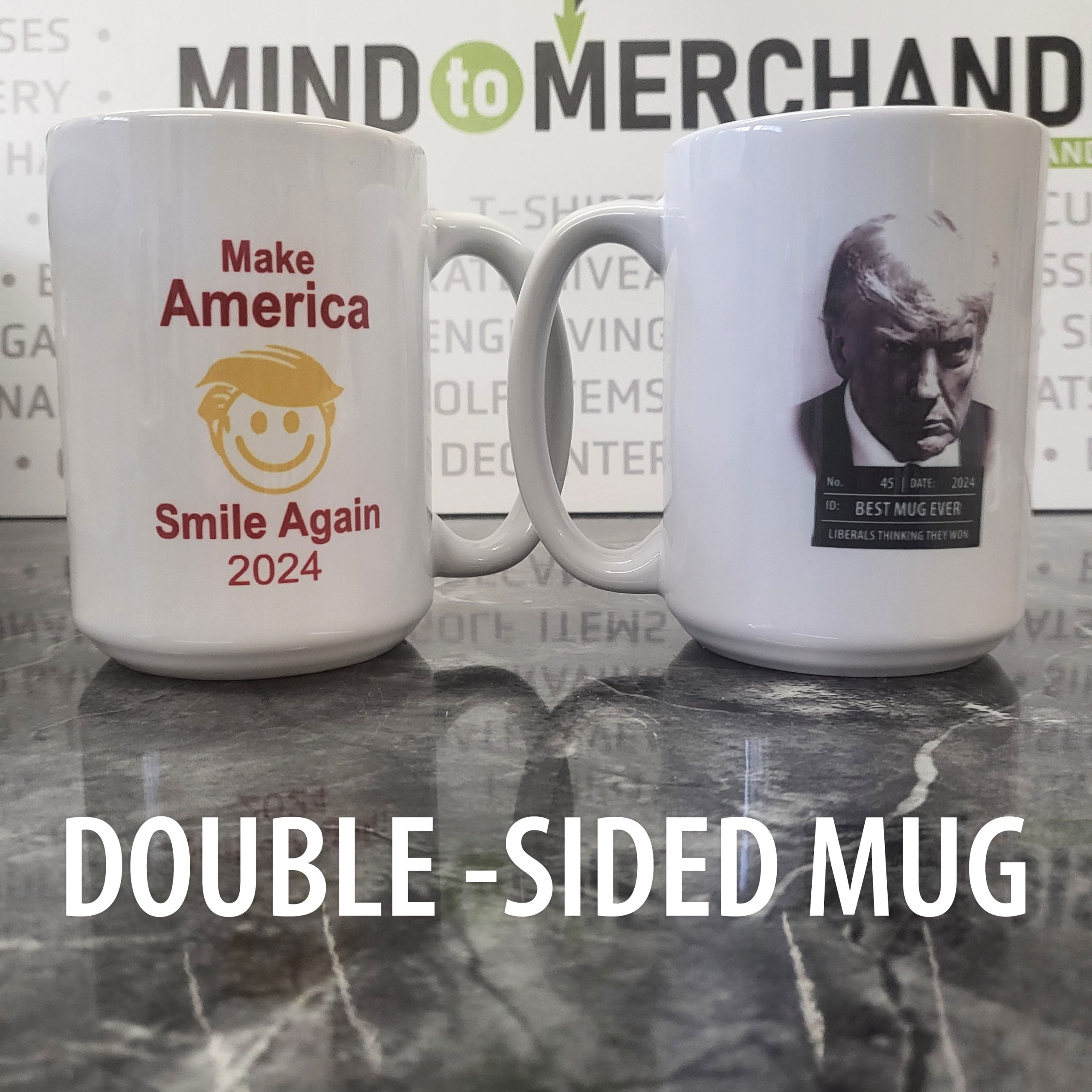 Make America Smile Again 2024 Double-Sided Mug